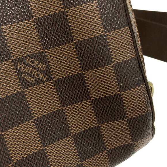Auth LOUIS VUITTON Geronimos N51994 Ebene Damier CA0150 Bum Bag Damier Canvas - Picture 3 of 16